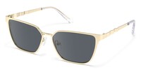 Hologram - Rectangle Gold Sunglasses - 3