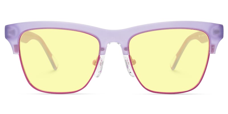 Polka - Square Purple Sunglasses