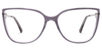 Faithan - Cat Eye Purple Eyeglasses | Vooglam Angle View