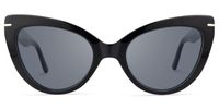 Veromca - Black Cat Eye Sunglasses | Vooglam Angle View