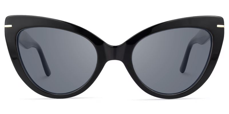 Veromca - Cat Eye Black Sunglasses