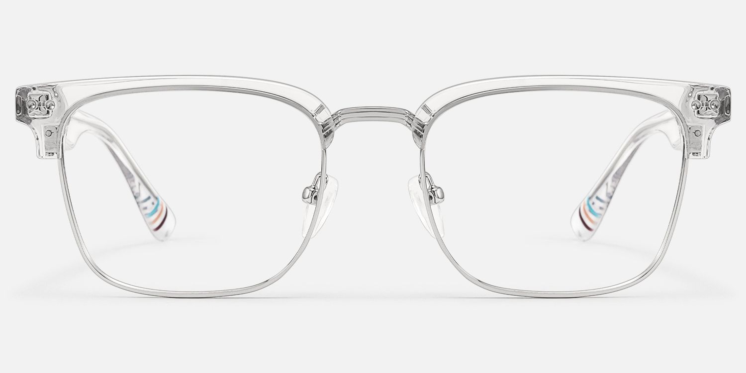 Preppy - Rectangle Transparent Eyeglasses product detail 2