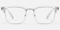 Preppy - Rectangle Transparent Eyeglasses | Vooglam Angle View