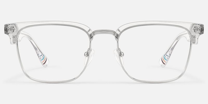 Preppy - Rectangle Transparent Eyeglasses