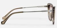 Kailano - Cat Eye Champagne Prescription Sunglasses | Vooglam Side View
