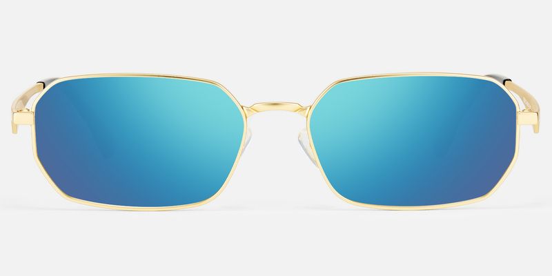 Aether - Geometric Gold Sunglasses | Vooglam