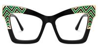 Danilo - Square Black Eyeglasses | Vooglam Angle View