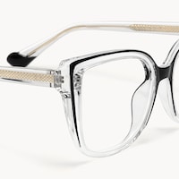 Darena - Cat Eye Black/Crystal Eyeglasses - 5