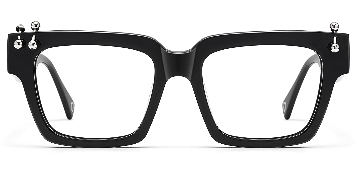 

PIERCE - Square Black Eyeglasses