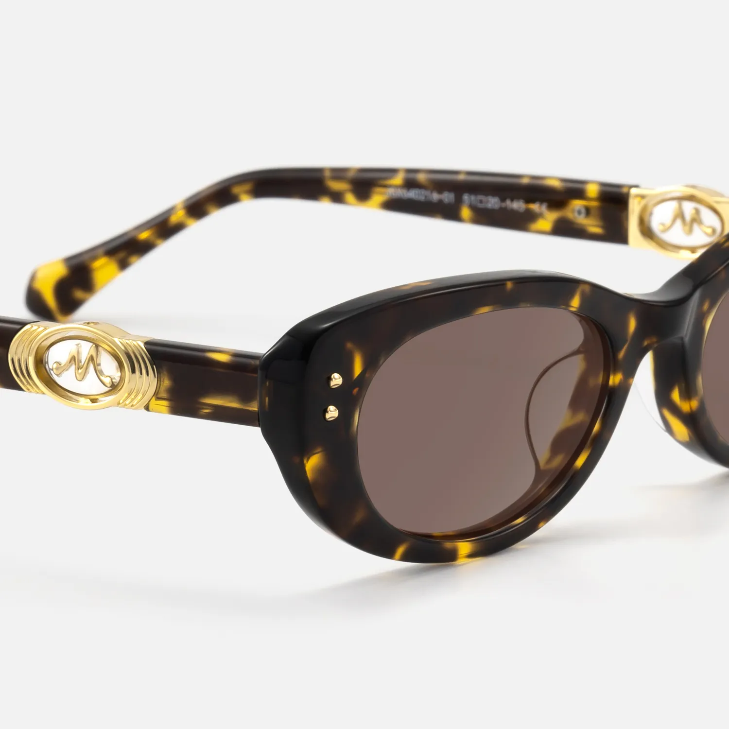 Tortoise Retro Narrow Cat Eye Shades 