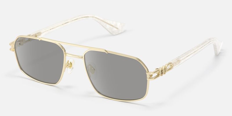 Lacey - Aviator Gold Sunglasses