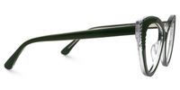 Danail - Cat Eye Green Eyeglasses | Vooglam 