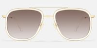 Breeze - Aviator Transparent Eyeglasses | Vooglam Angle View