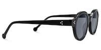 Obsidian - Round Black Sunglasses - 4