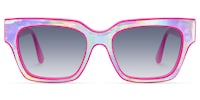 Qacha - Square Pink Sunglasses - 2