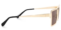 Cairbre - Rectangle Gold Sunglasses - 4