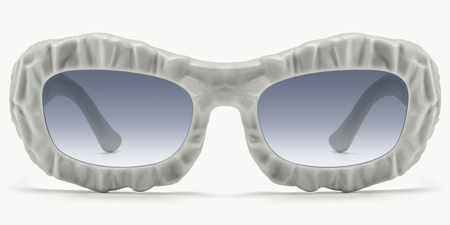 The Geologist - Geometric Gray Sunglasses - 1