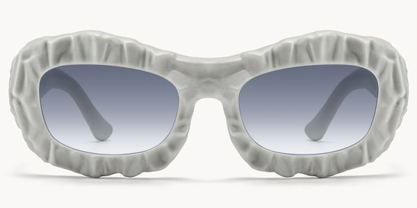 The Geologist - Geometric Gray Sunglasses