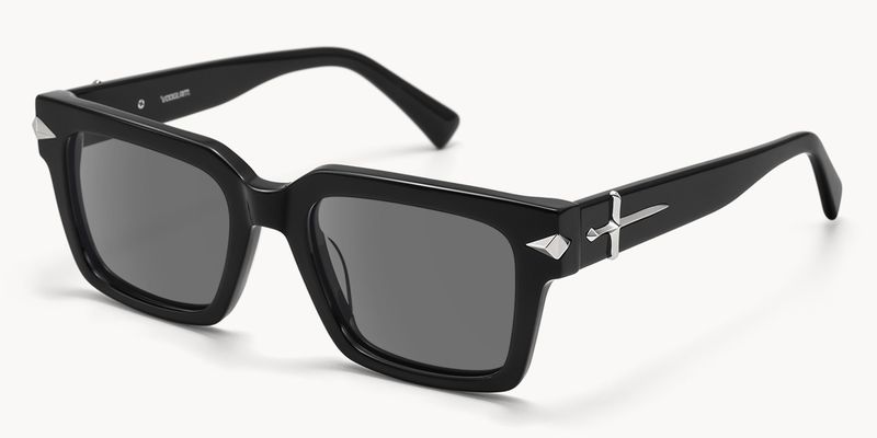 Covenant - Rectangle Black Sunglasses