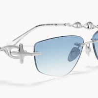 The Decoder - Geometric Silver Sunglasses - 4