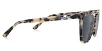 Alfven - Butterfly Leopard Print Sunglasses Bohemian Chic - 4