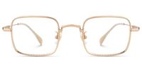 Arc - Square Gold Eyeglasses - 1