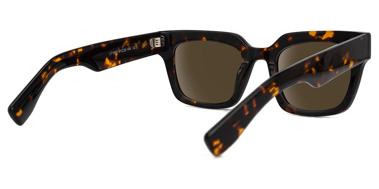 Dawid - Rectangle Tortoise Sunglasses product detail 3