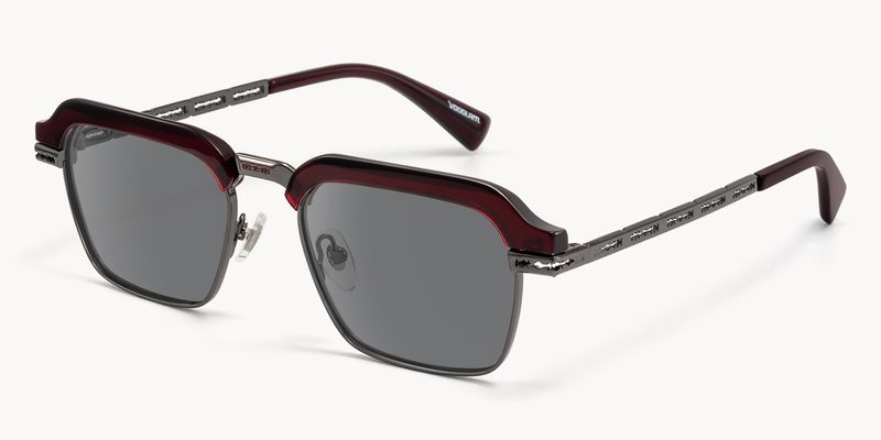 Archive - Rectangle Red Sunglasses