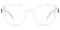 Junyin - Square Crystal Eyeglasses | Vooglam Angle View