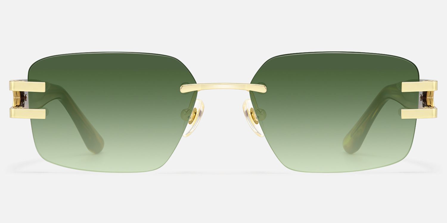 Aurum - Rectangle Tortoise Sunglasses product detail 2