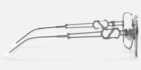 The Architect - Rectangle Black Eyeglasses | Vooglam Side View