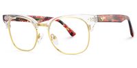 Pascale - Browline Crystal Eyeglasses