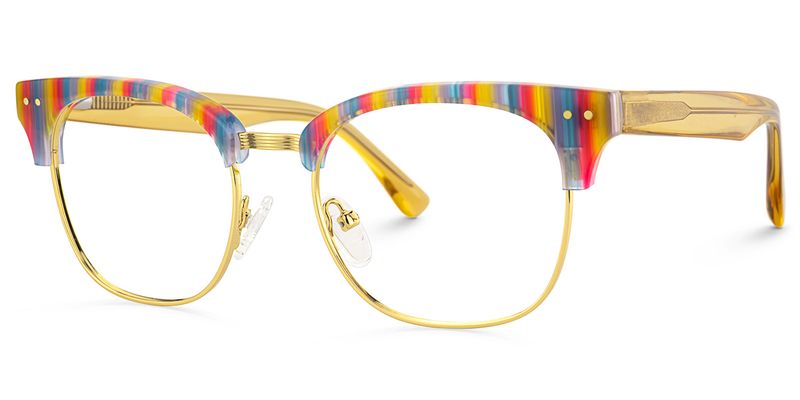 Pascale - Browline Multicolor Eyeglasses