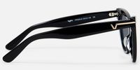 Veromca - Black Cat Eye Sunglasses | Vooglam Side View
