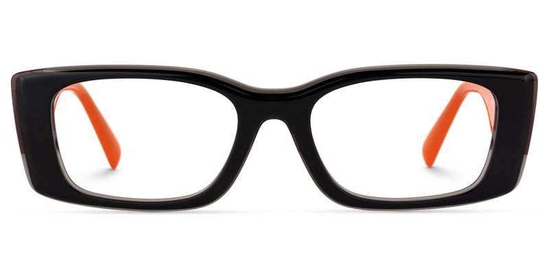 Horizon - Rectangle Black Eyeglasses