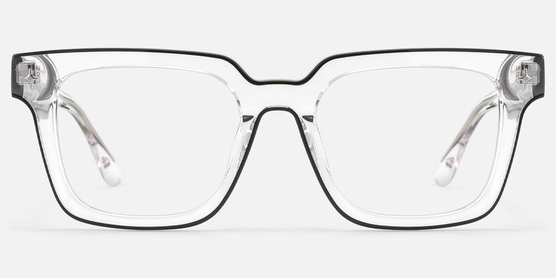 Fractal - Square Transparent Eyeglasses