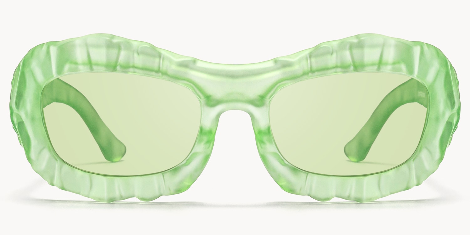 The Geologist - Geometric Green Sunglasses - 1