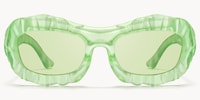 The Geologist - Geometric Green Sunglasses - 1