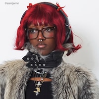 Nadie - Square Brown Eyeglasses - 6