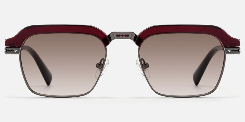 Archive - Rectangle Red Sunglasses
