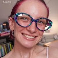 Starlust - Oval Two-tone Eyeglasses - 6