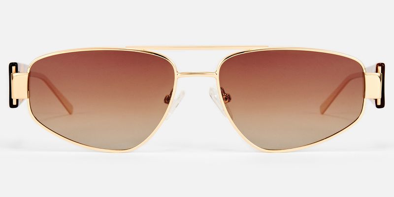 Orbit - Aviator Gold Sunglasses