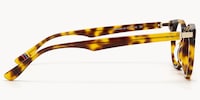 Vintel - Rectangle Tortoise Eyeglasses - 4