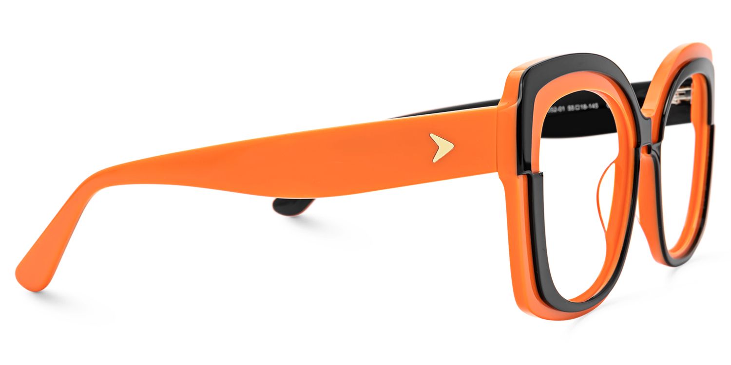 Mabon - Butterfly Orange Eyeglasses | Vooglam 4