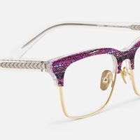 Cosmic - Browline Pattern Eyeglasses | Vooglam Design Details