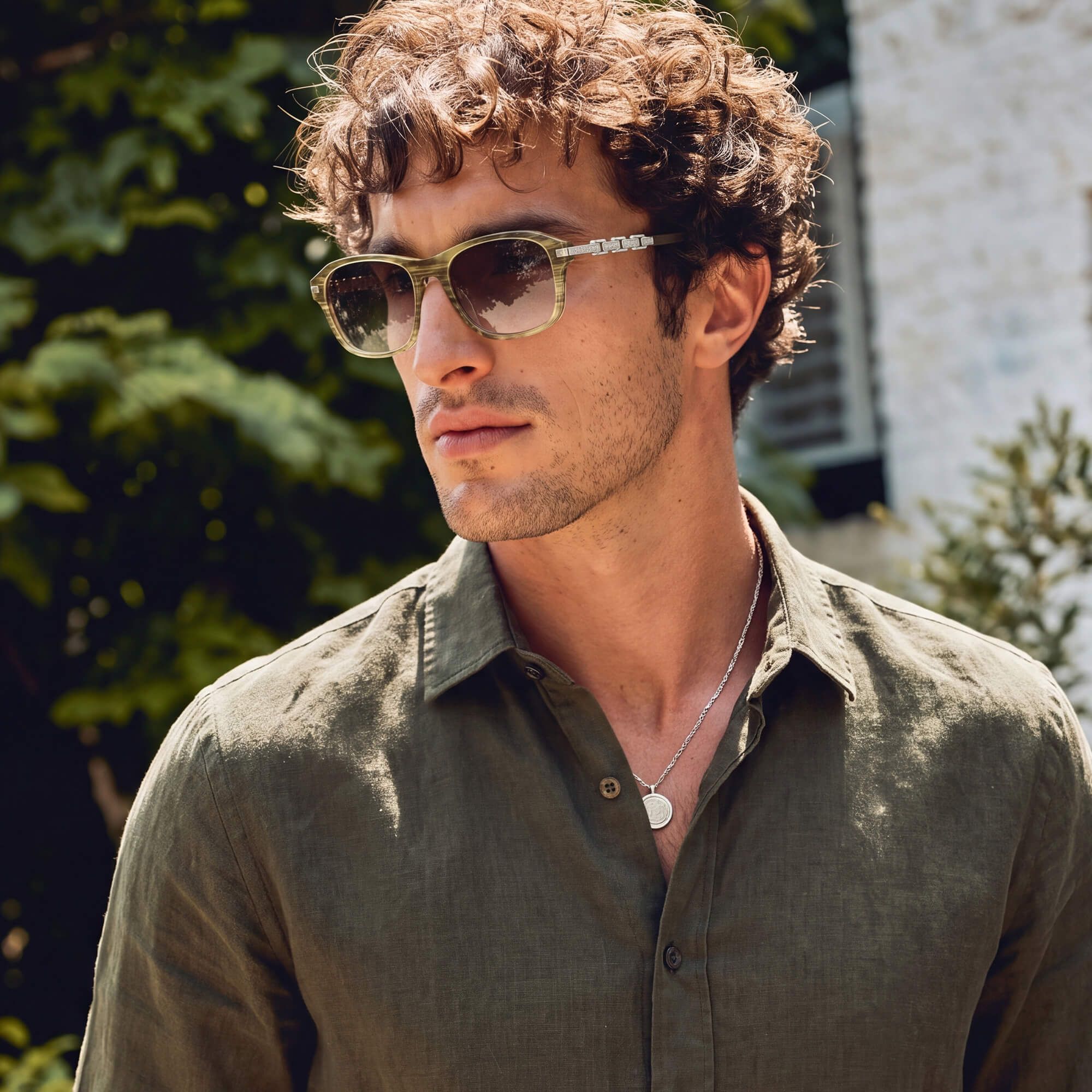 Brand Story: Behind the design of Albini - Green Wood Grain Gradient Brown Shades by Vooglam