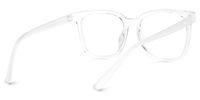 Faina - Square Crystal Eyeglasses | Vooglam Side View