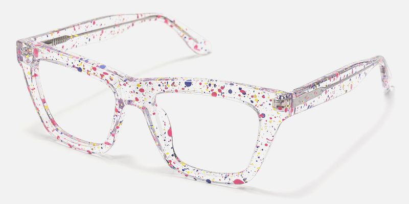Drip - Rectangle Transparent Eyeglasses | Vooglam
