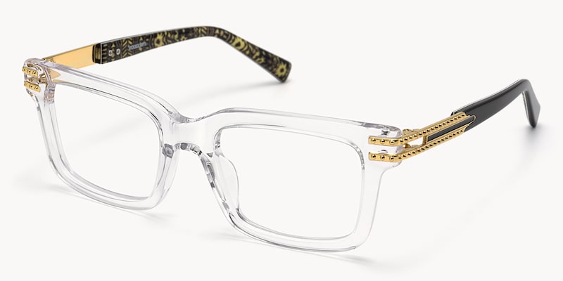 Anansi - Rectangle Transparent Eyeglasses
