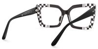 Moshay - Butterfly Black Eyeglasses | Vooglam Side View